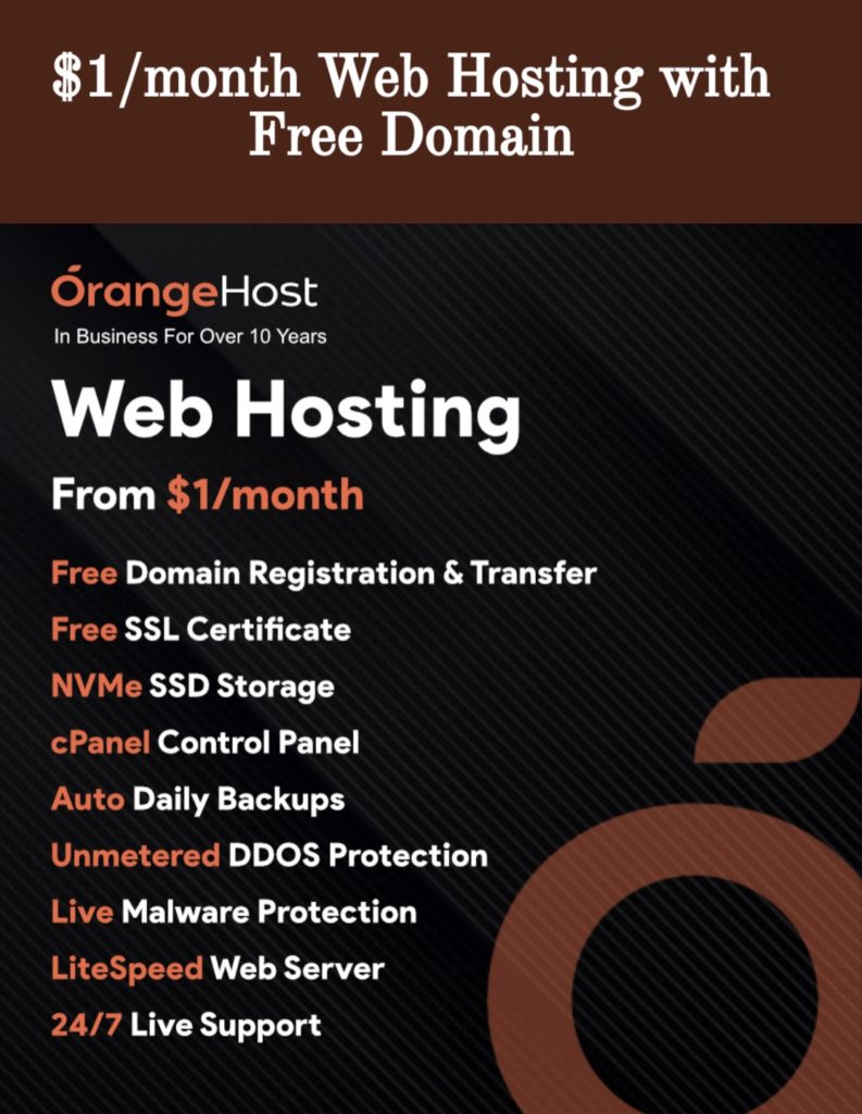 orange web hosting review